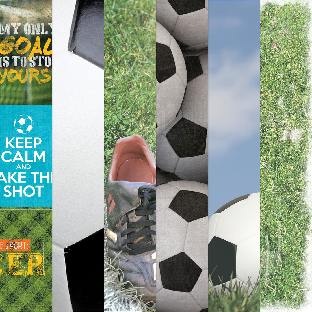 Scrapbook Paper Set - Soccer
