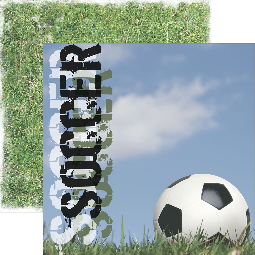 Scrapbook Paper Set - Soccer