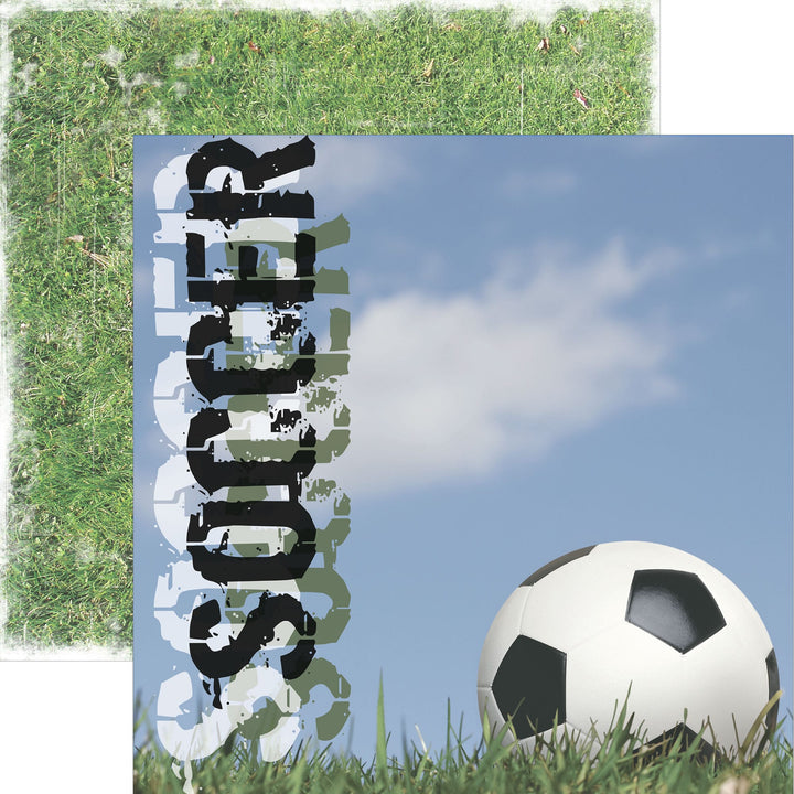 Scrapbook Paper Set - Soccer