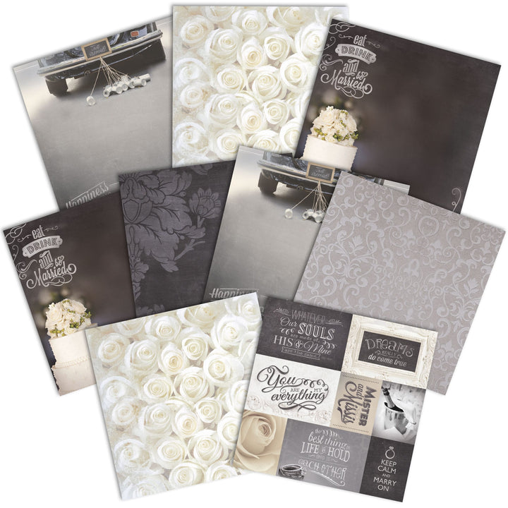 Scrapbook Paper Set - Wedding