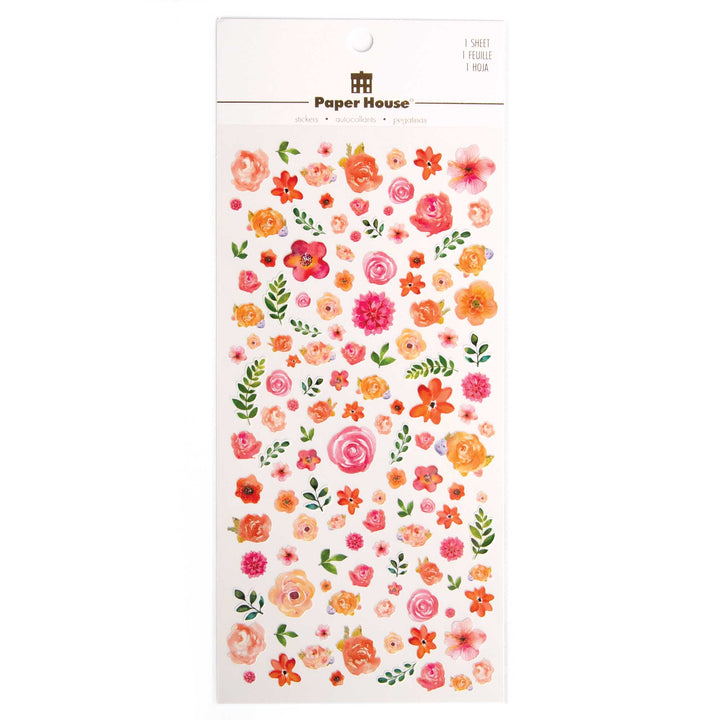 Stickers - Pink Flowers