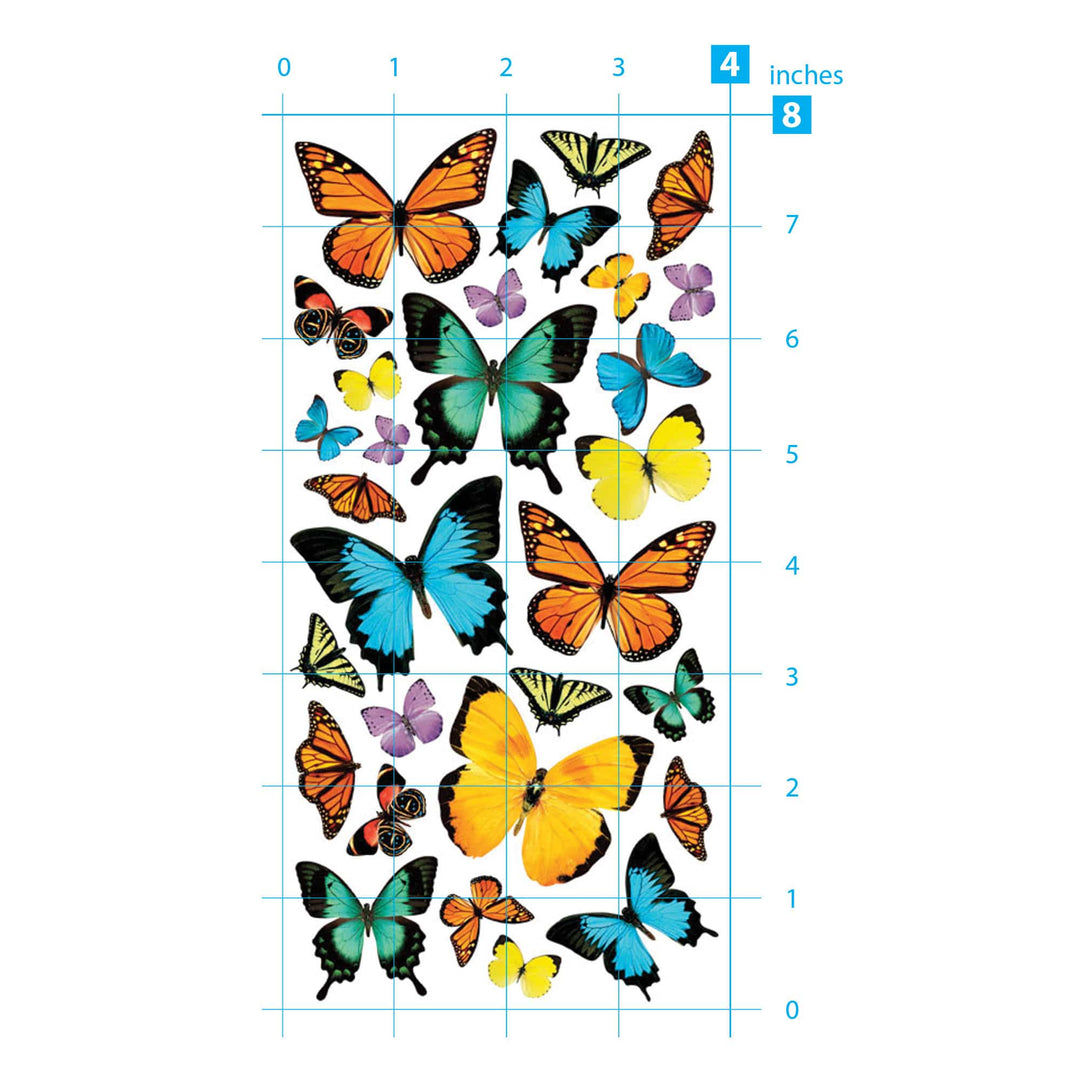 Stickers - Butterflies - Large