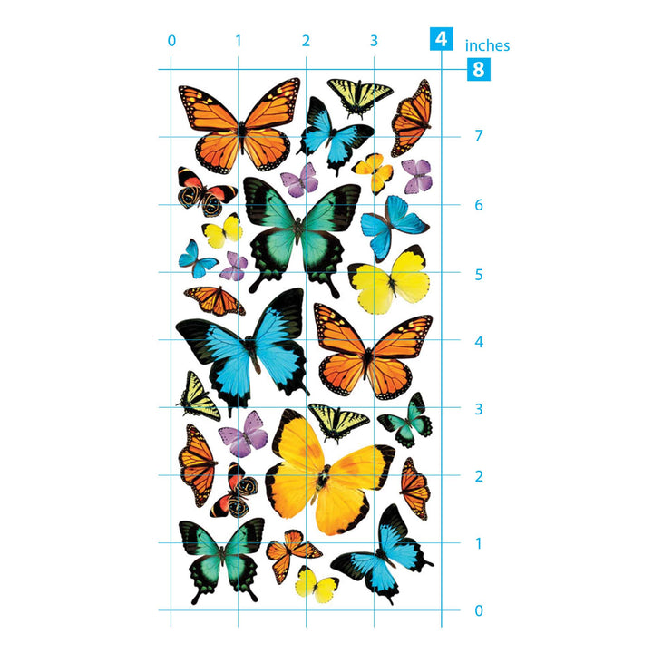 Stickers - Butterflies - Large