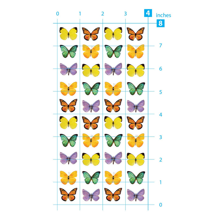 Stickers - Butterflies - Small