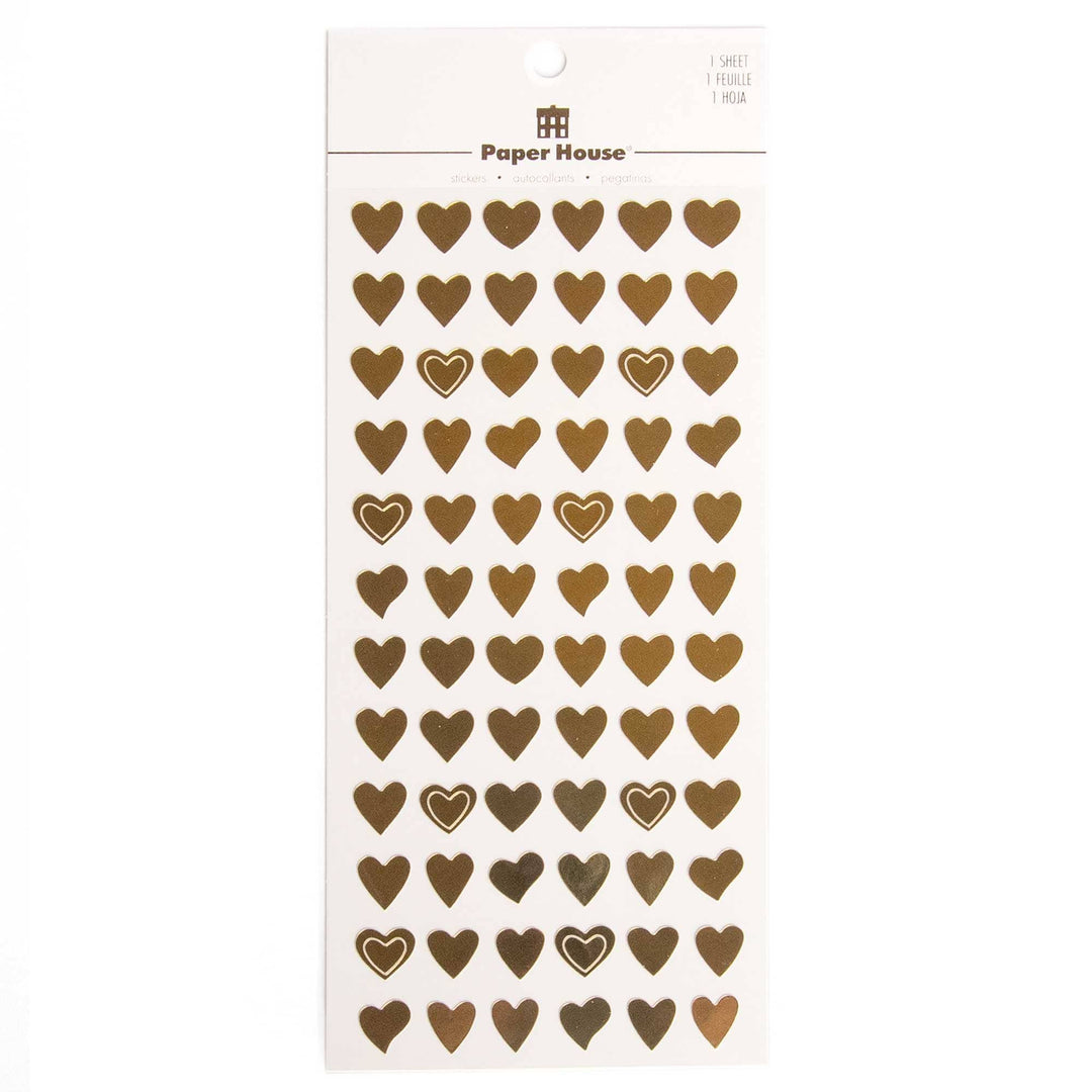 Stickers - Gold Hearts