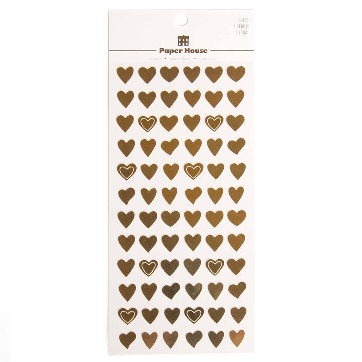 Stickers - Gold Hearts
