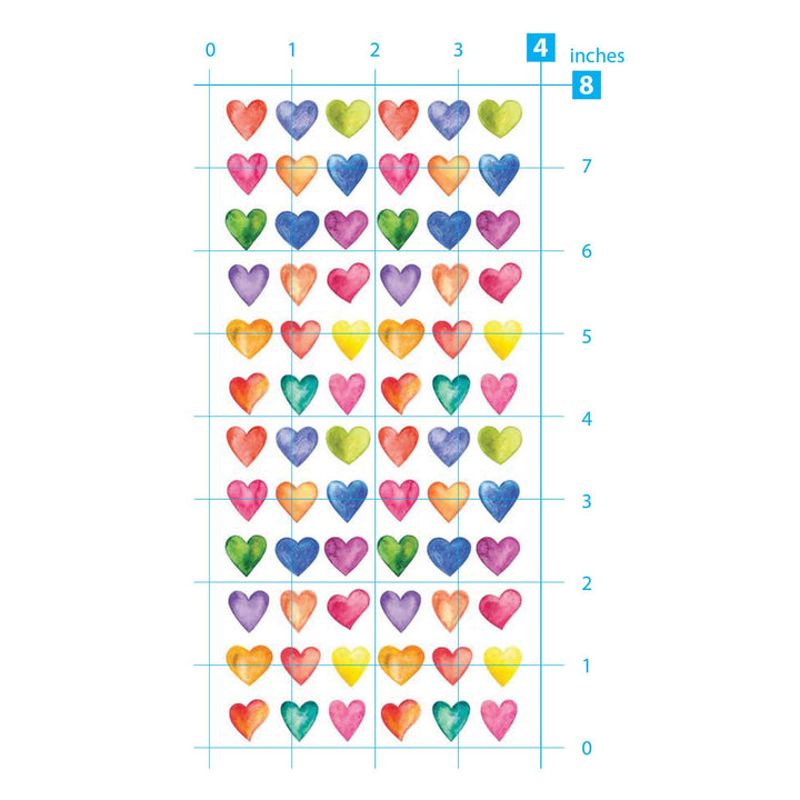 Stickers - Bright Hearts