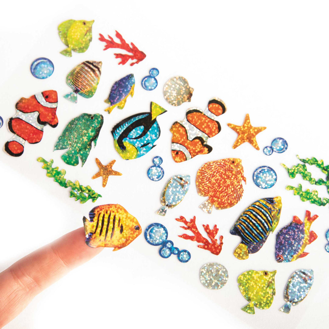 Holographic Foil Stickers - Tropical Fish