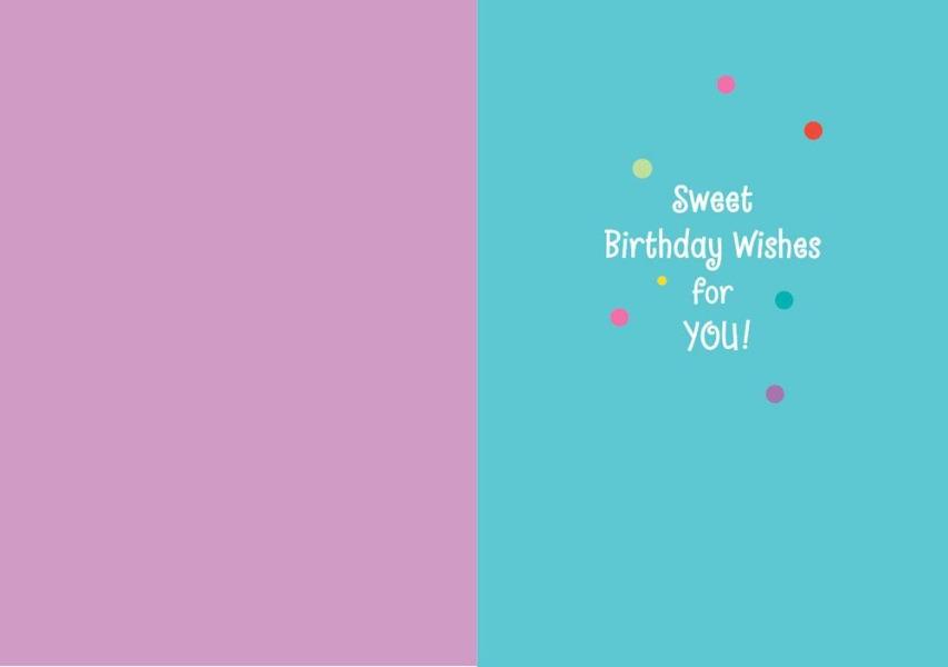 cupcake foil card