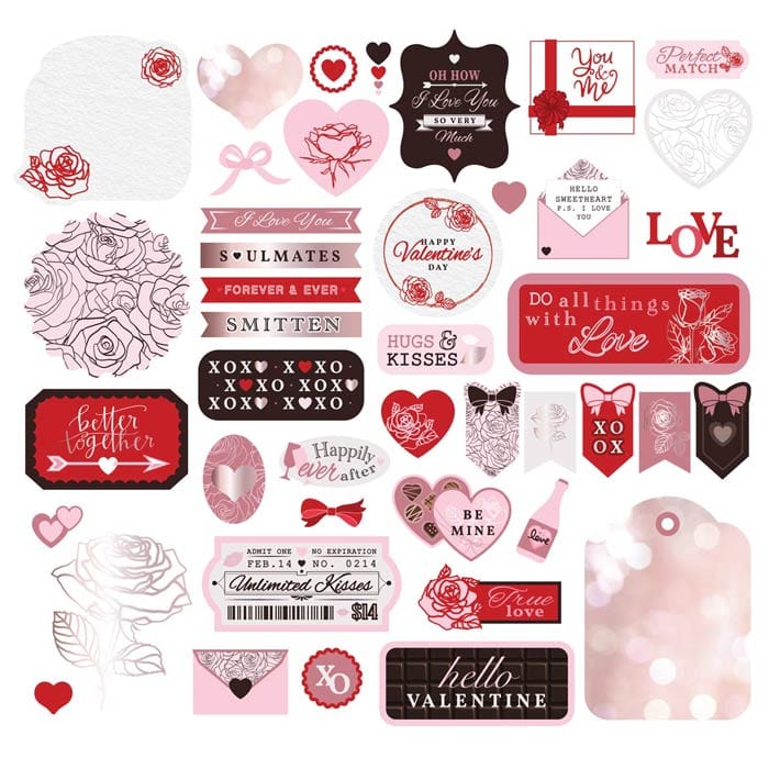 KIT-0130E - Craft Kit - Love &amp; Romance - Assorted Valentine&