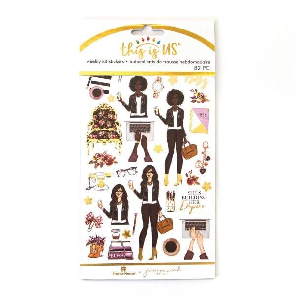 girl boss weekly kit planner sticker
