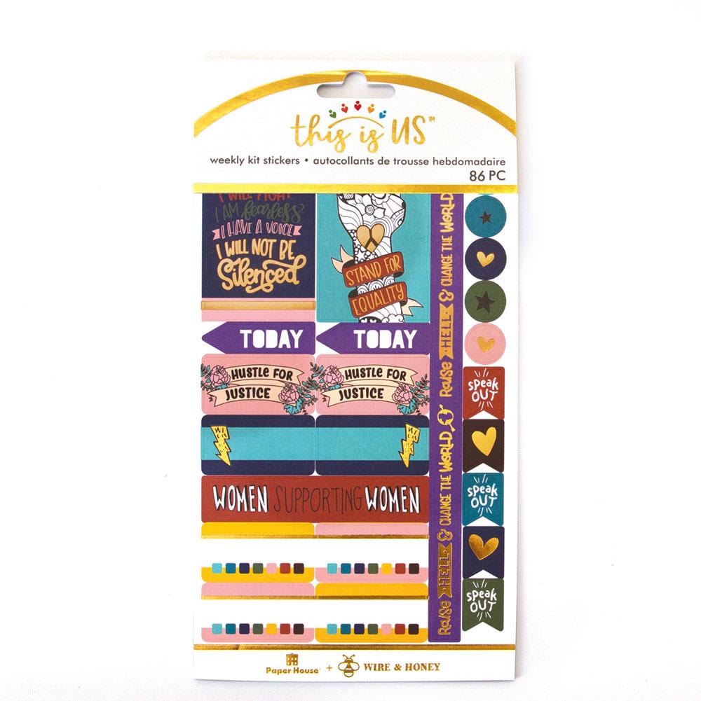 planner stickers featuring women&