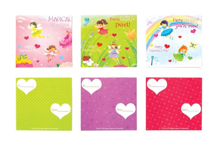 fairy finger puppet valentines